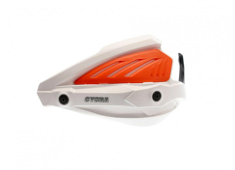 Cycra 19-20 KTM 790 ADV R/17-20 1290 ADV R Voyager Dual Road - White/Orange Hand Guards Cycra