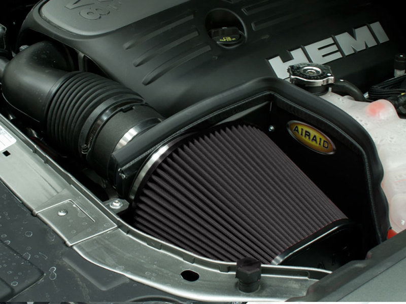 Airaid 11-13 Dodge Charger/Challenger 3.6/5.7/6.4L CAD Intake System w/o Tube (Dry / Black Media) Cold Air Intakes Airaid