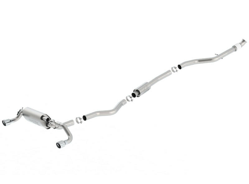 Borla 13-16 BMW 335i / 435i Atak Cat back SS 3.0in, 2.25in 3.5in Tip Single Rolled Catback Borla