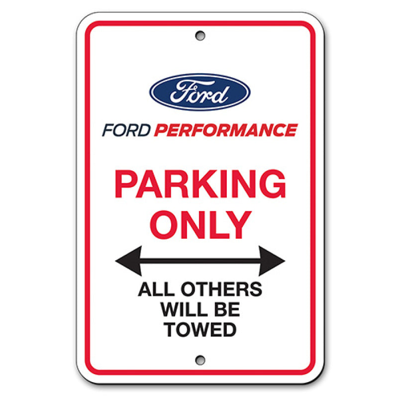 Ford Racing Ford Performance Parking Only Sign Stickers/Decals/Banners Ford Racing