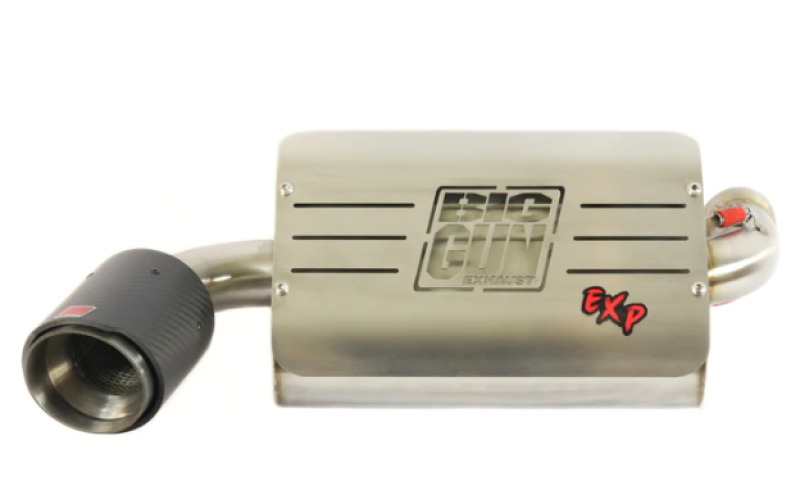 Big Gun 16-22 Polaris GENERAL 1000 Explorer Series Slip On Exhaust Powersports Exhausts Big Gun