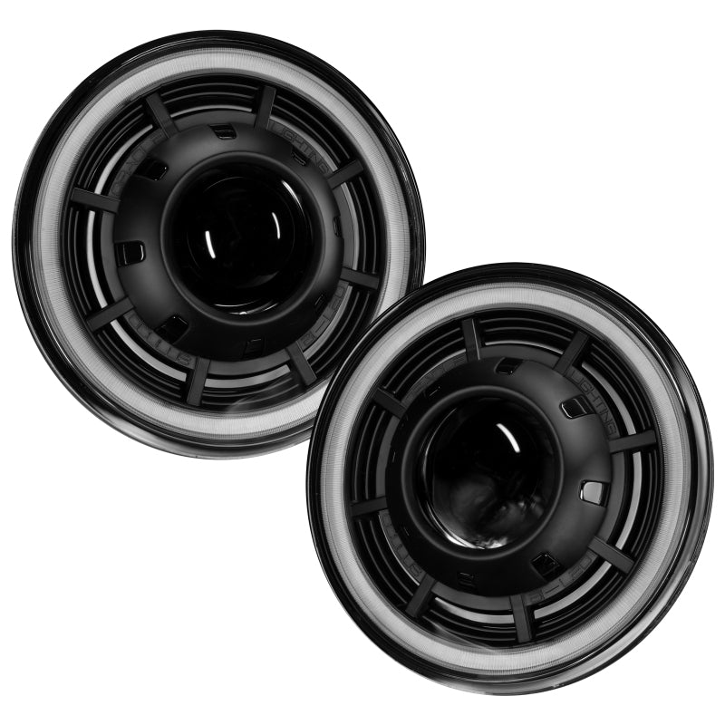 ORACLE Lighting 0718 Jeep Wrangler JK Oculus 7in Switchback Bi-LED Projector Headlights Light Bars & Cubes ORACLE Lighting