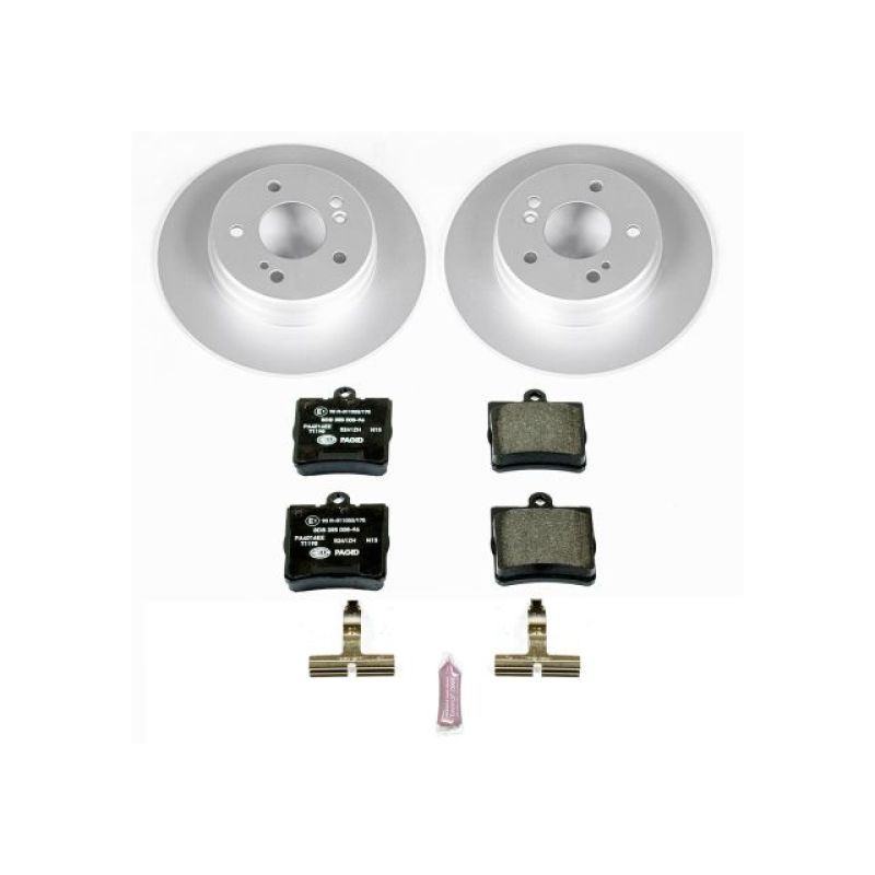 Power Stop 04-08 Chrysler Crossfire Rear Euro-Stop Brake Kit Brake Kits - OE PowerStop