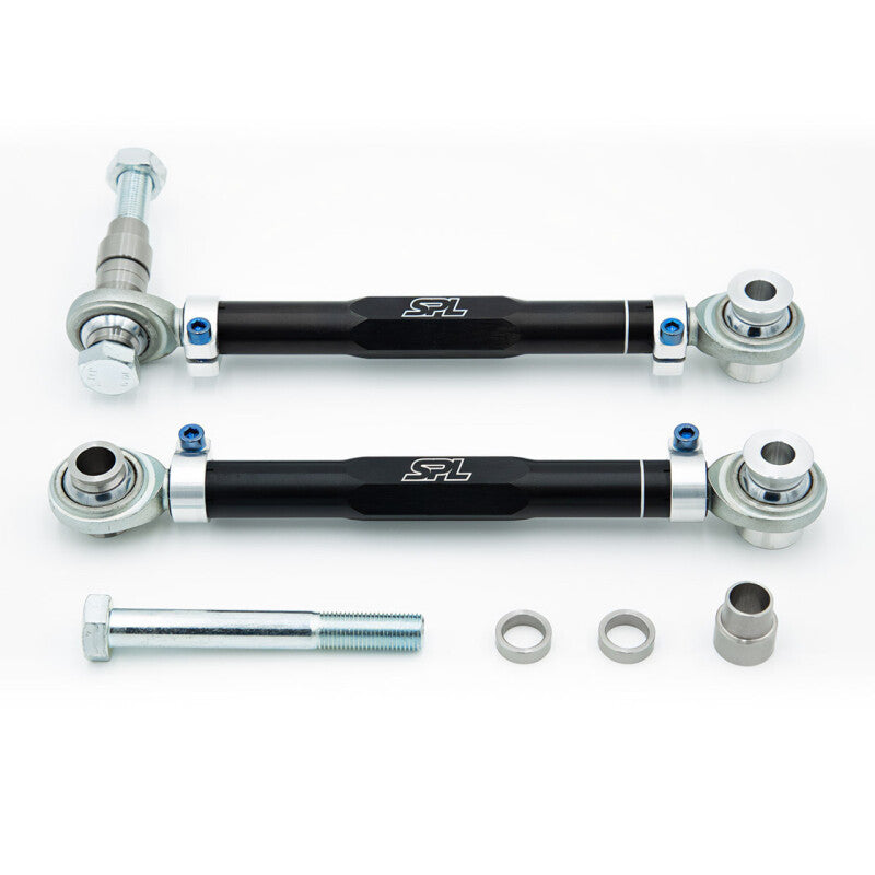 SPL Parts 08-15 Lancer Evolution X Rear Toe Arms with Toe Eccentric Lockouts Suspension Arms & Components SPL Parts