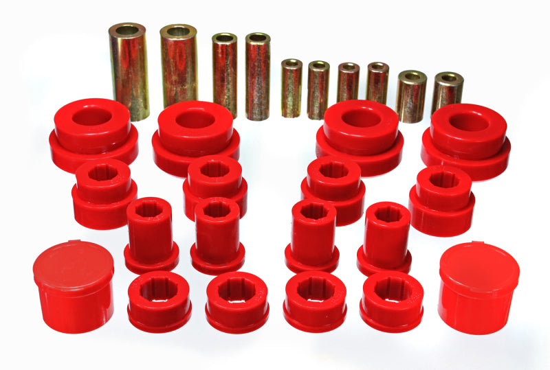 Energy Suspension 02-09 350Z / 03-07 Infiniti G35 Red Front Control Arm Bushing Set Bushing Kits Energy Suspension