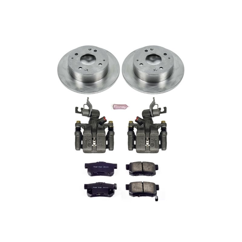 Power Stop 98-02 Honda Accord Rear Autospecialty Brake Kit w/Calipers Brake Kits - OE PowerStop