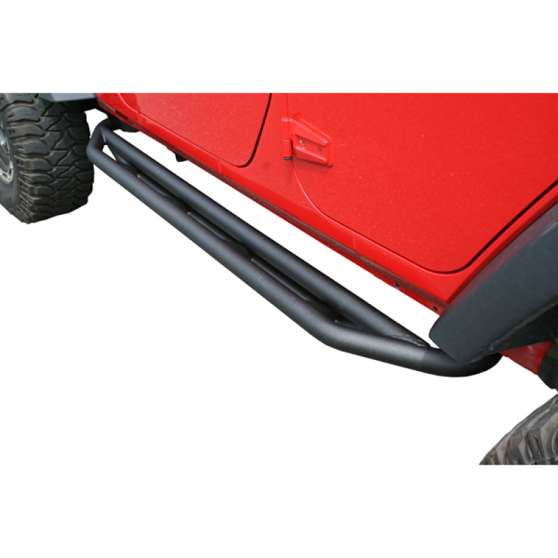 Rugged Ridge RRC Side Armor Guards 07-18 4-Door Jeep Wrangler Body Armor & Rock Rails Rugged Ridge