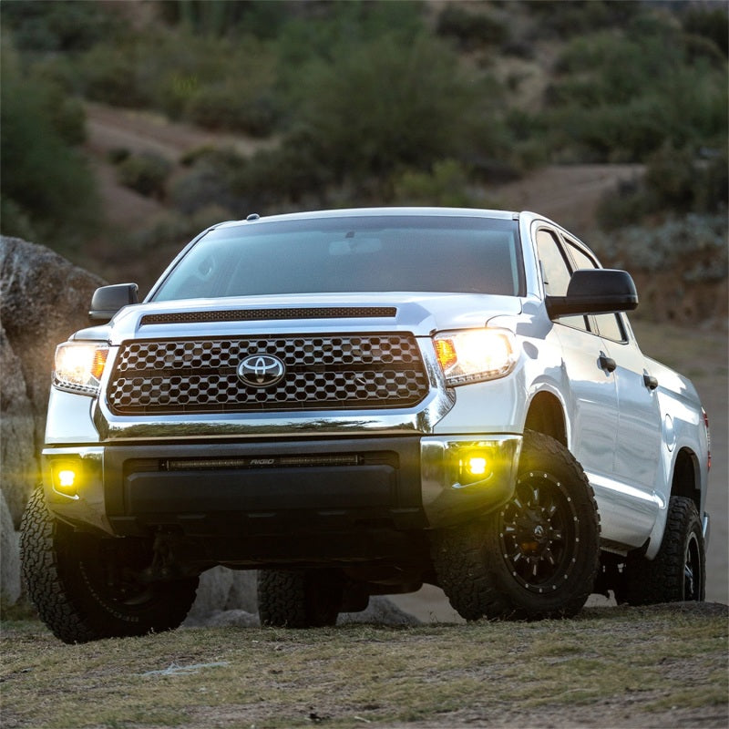 Rigid Industries 2014+ Toyota Tundra & 4Runner / 2016+ Tacoma 360-Series PRO SAE Fog Kit - Yellow Light Bars & Cubes Rigid Industries