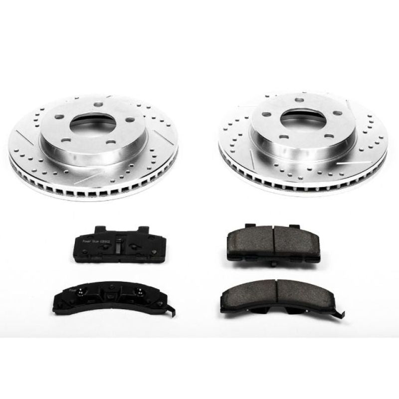Power Stop 83-96 Buick Century Front Z23 Evolution Sport Brake Kit Brake Kits - Performance D&S PowerStop
