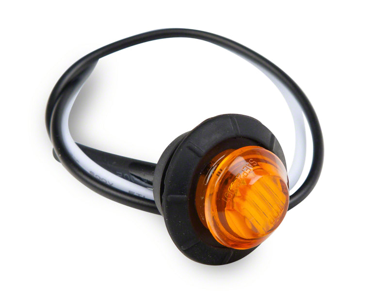 Raxiom Axial Series 3/4-In LED Marker Light- Amber Lens Light Accessories and Wiring Raxiom
