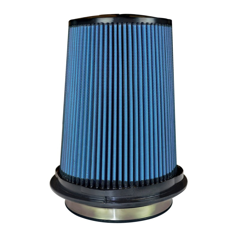Injen SuperNano Web Dry Air Filter - 5in Flange ID / 7in Base / 7.9in Media Height / 5in Top Air Filters - Drop In Injen