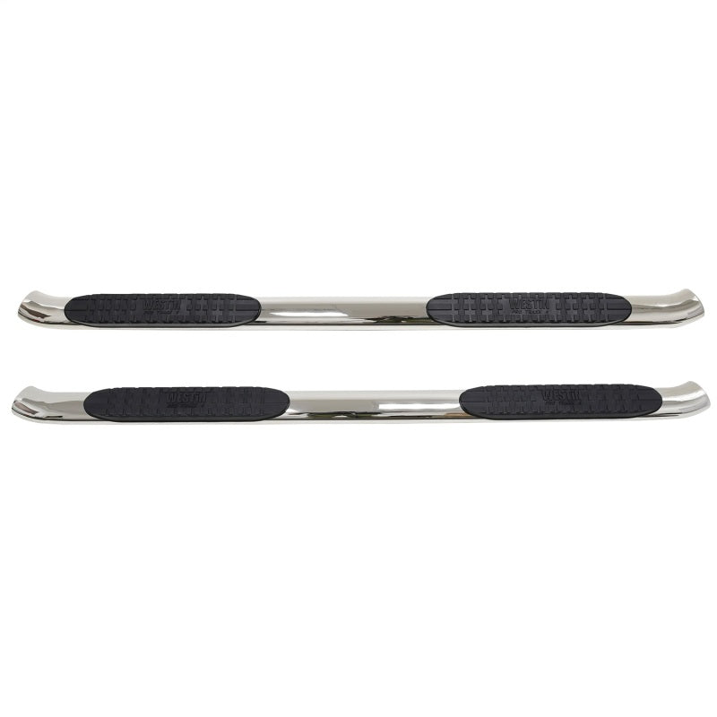 Westin 2014-2018 Chevy Silverado 1500 Crew Cab PRO TRAXX 4 Oval Nerf Step Bars - SS Nerf Bars Westin