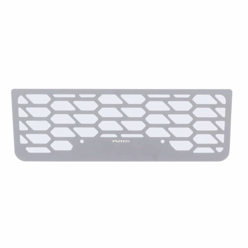 Putco 17-19 Ford SuperDuty - Hex Shield - Polished SS Bumper Grille Inserts Grilles Putco