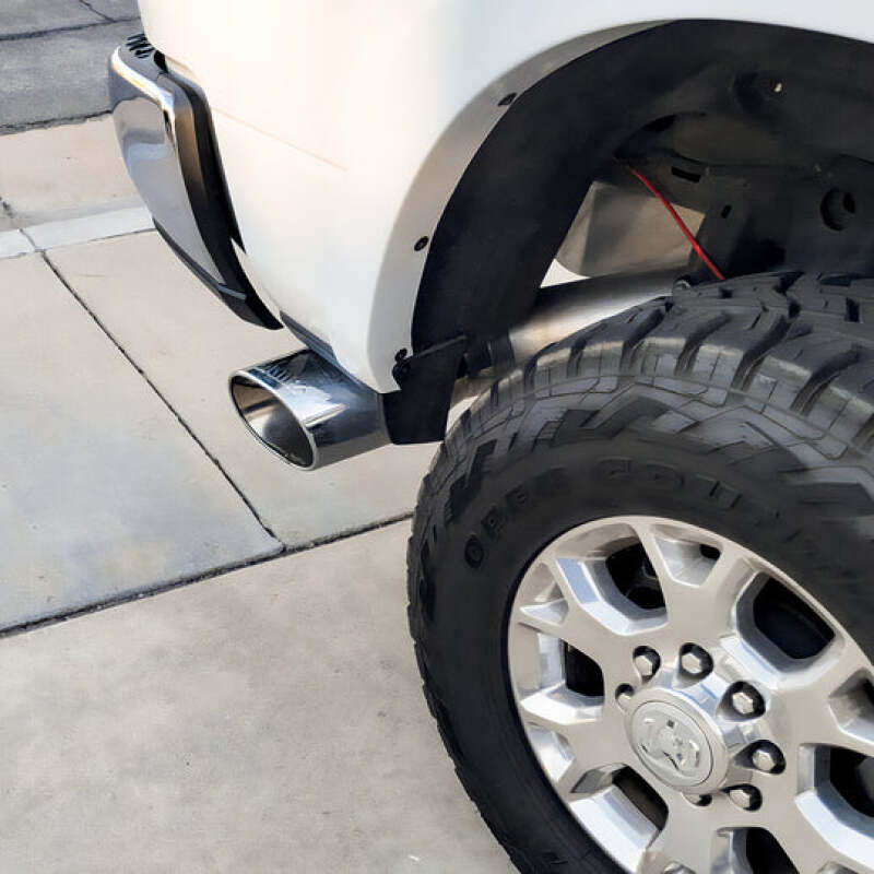 Banks Power 19-23 Dodge Ram Mega Cab 6.7L Cummins Monster Exhaust - SS Single Exhaust w/ Chrome Tip Catback Banks Power