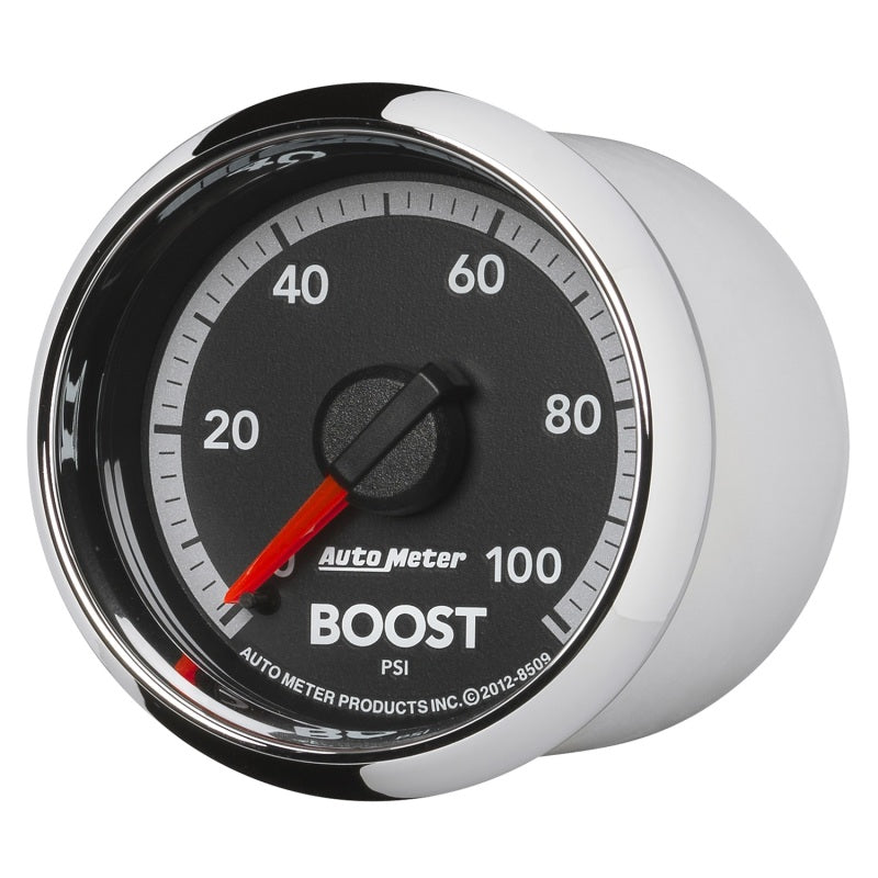 Autometer Gen4 Dodge Factory Match 52.4mm Mechanical 0-100 PSI Boost Gauge Gauges AutoMeter
