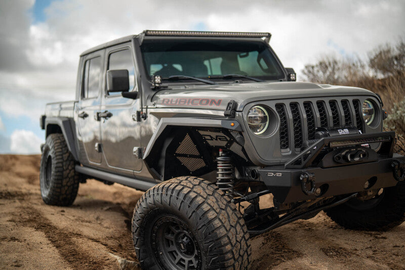 DV8 Offroad 20-25 Jeep Gladiator JT Armor Fender Flares Fenders DV8 Offroad