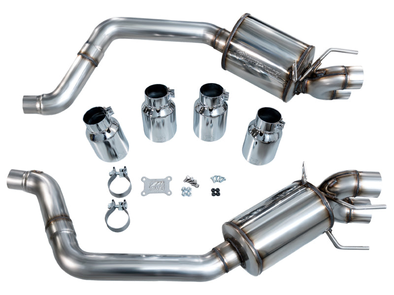 AWE Tuning 09-13 Chevrolet Corvette 6.2L Touring Edition Axle-Back Exhaust w/ Chrome Silver Tips Axle Back AWE Tuning