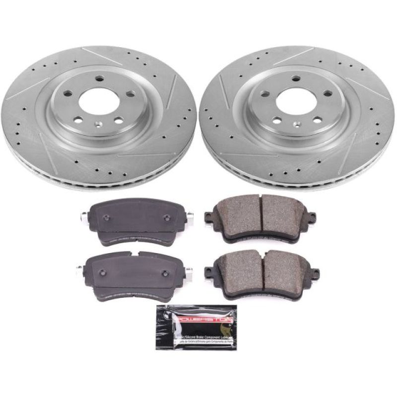 Power Stop 17-19 Audi A4 Rear Z23 Evolution Sport Brake Kit Brake Kits - Performance D&S PowerStop