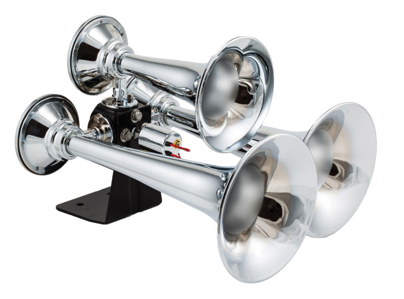 Kleinn Chrome Triple Horn/ 13.5In/11.75In/8.5In- Chrome-Plated High Impact ABS Horns Kleinn Air Horns