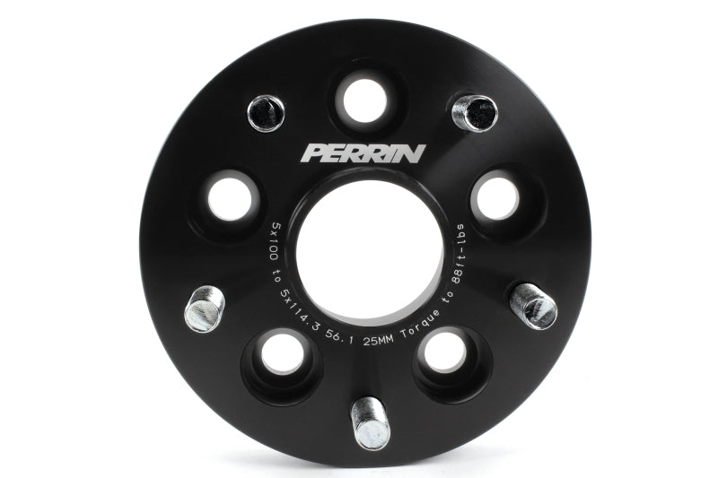 PERRIN Subaru/Toyota/Scion 25mm Wheel Adapter (Bolt-On Type) 5x100 to 5x114.3 w/56mm Hub - Pair Wheel Spacers & Adapters Perrin Performance
