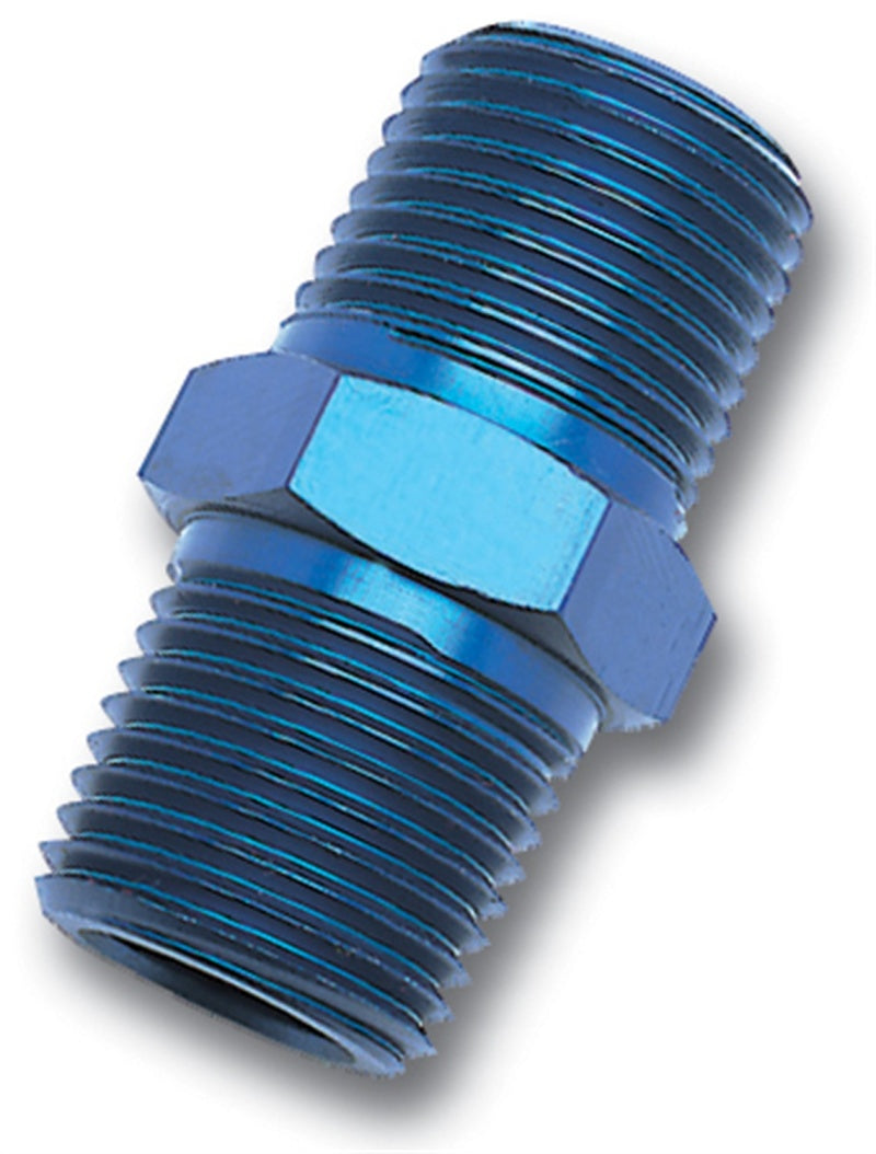 Russell Performance 1/4in Male Pipe Nipple (Blue) Fittings Russell