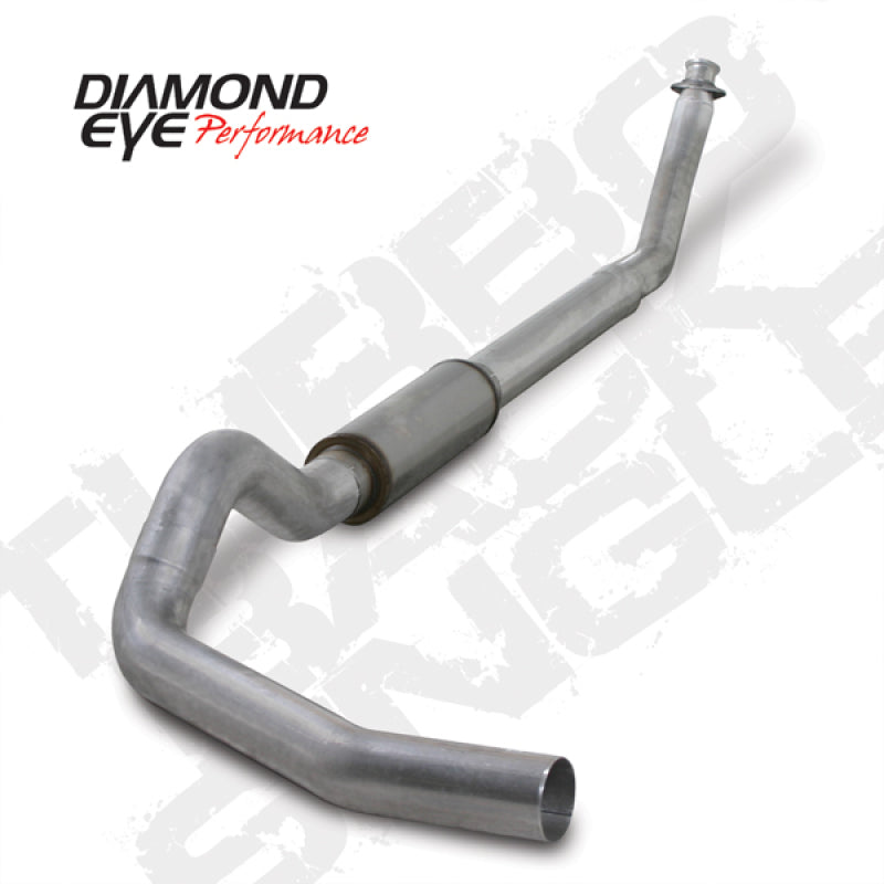 Diamond Eye KIT 5in TB SGL AL: 94-02 DODGE CUMMINS 5.9L Turbo Back Diamond Eye Performance
