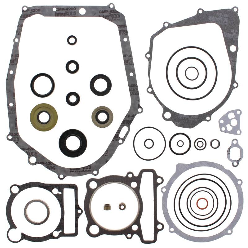 Vertex Gaskets 04-13 Yamaha YFM350 Raptor Complete Gasket Kit w/ Oil Seals Engine Hardware Vertex Pistons