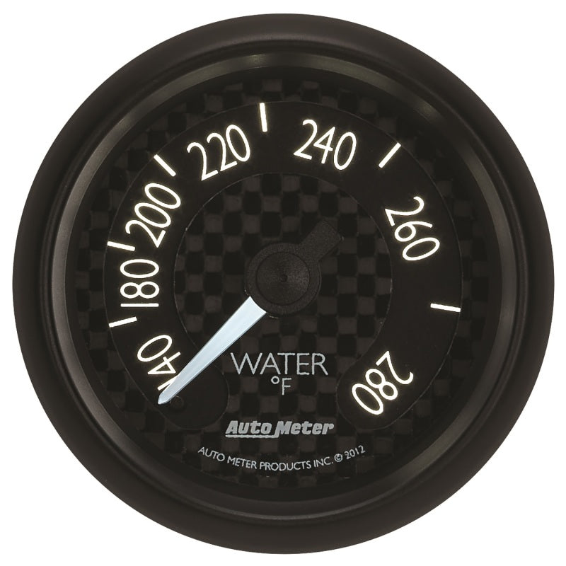 Autometer GT Series 52mm Mechanical 140-280 Deg F Water Temperature Gauge Gauges AutoMeter