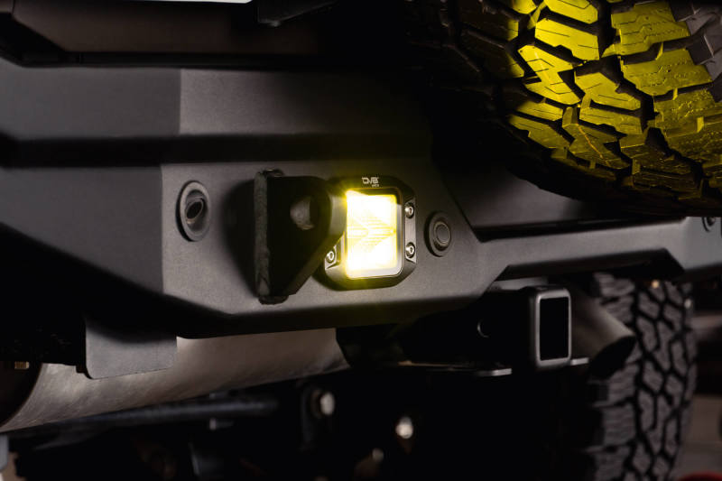 DV8 3-Inch Elite Series LED Amber Flush Mount Pod Light Light Bars & Cubes DV8 Offroad