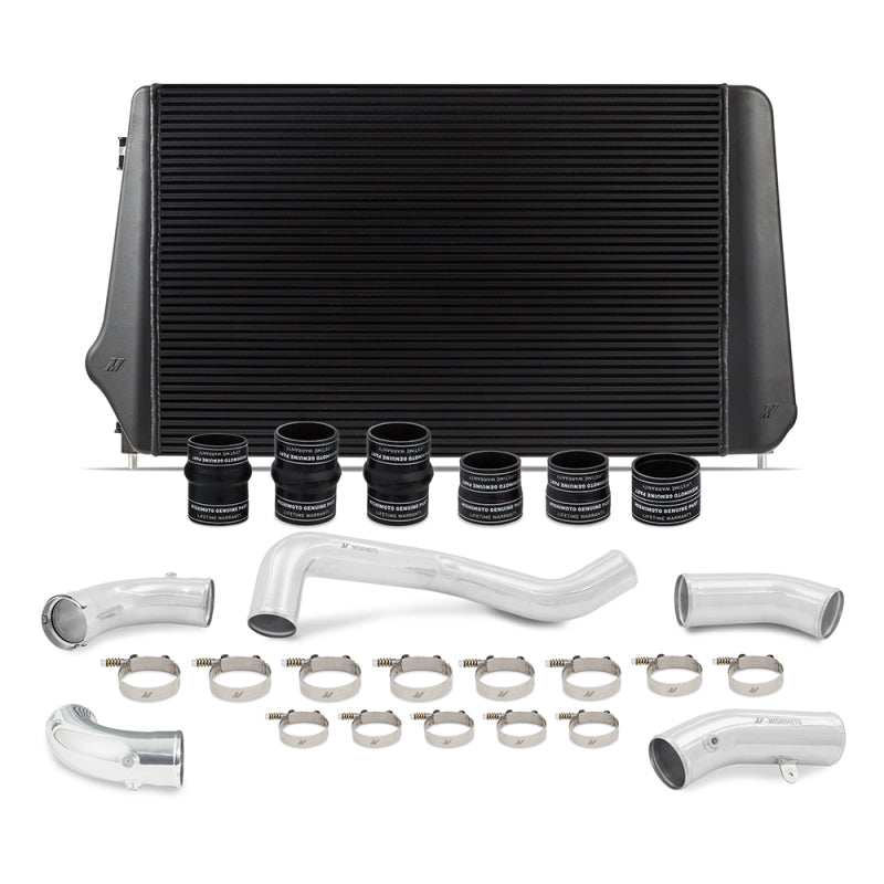 Mishimoto 17-19 GM L5P Duramax Intercooler Kit - Black w/ Polished Pipes Intercooler Kits Mishimoto
