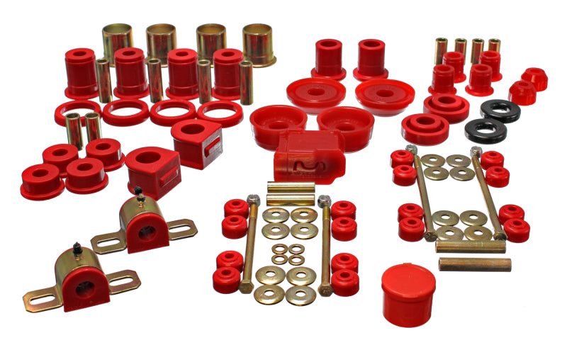 Energy Suspension 93-02 Chevrolet Camaro Red Hyper-flex Master Bushing Set Bushing Kits Energy Suspension