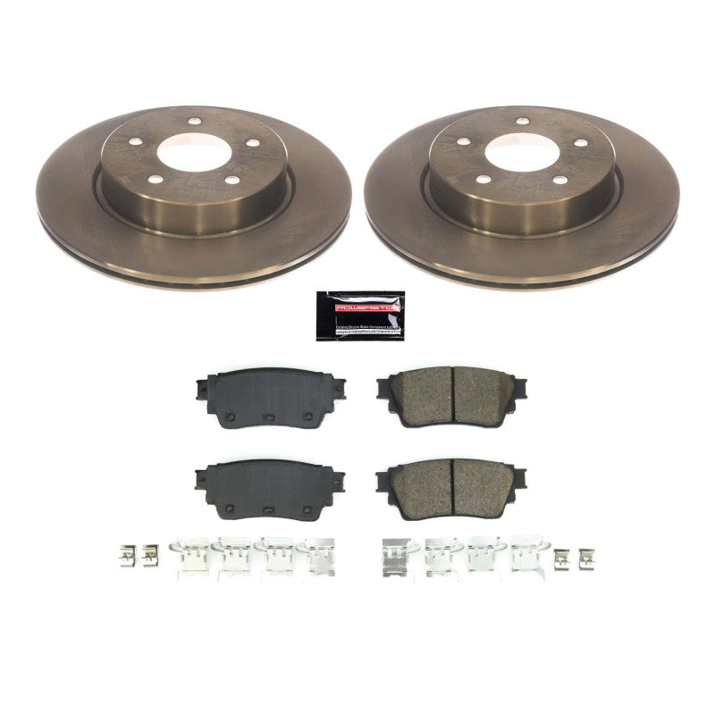 Power Stop 2021 Nissan Rogue Rear Autospecialty Brake Kit Brake Kits - OE PowerStop