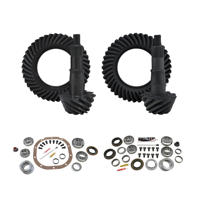 Yukon Gear & Install Kit Package for 15-19 Ford F150 8.8in Front & Rear 3.73 Ratio Differential Install Kits Yukon Gear & Axle