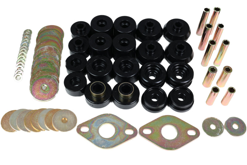 Energy Suspension 96-99 Toyota 4Runner 2WD/4WD Black Body Mount Bushing Set Bushing Kits Energy Suspension
