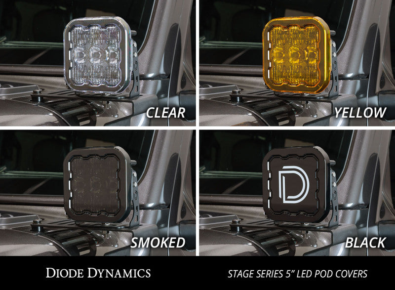 Diode Dynamics SS5 LED Pod Cover Black Light Accessories and Wiring Diode Dynamics