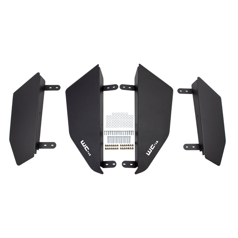 Wehrli 2019+ Honda Talon 1000X 4 Seat Lower Door Kit - Fine Texture Black Door Panels Wehrli