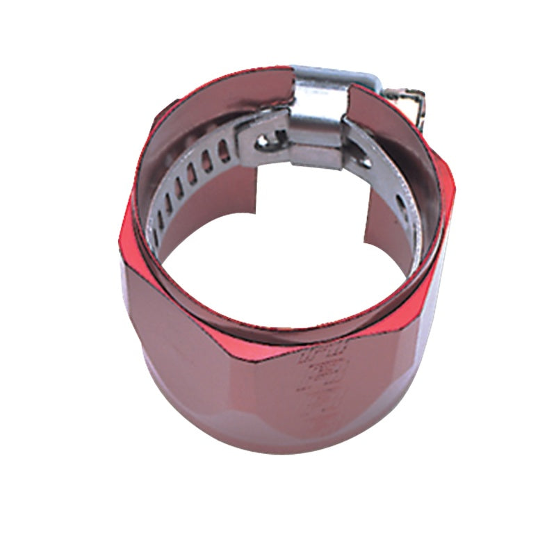 Russell Performance -10 AN Anodized Red Tube Seal Hose End For 1/2in Heater Hose Clamps Russell