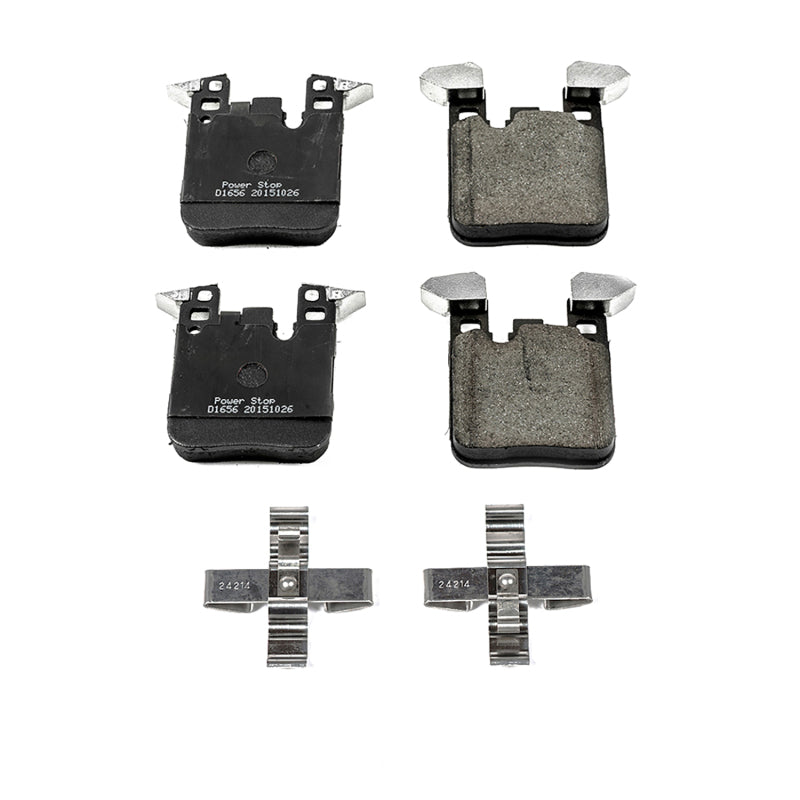 Power Stop 14-16 BMW 228i Rear Z17 Evolution Ceramic Brake Pads w/Hardware Brake Pads - OE PowerStop