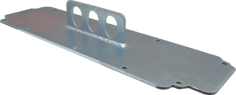 Moroso GM LT1/LT4 Engine Lift/Storage Plate - 3/16in - Steel Block Off Plates Moroso