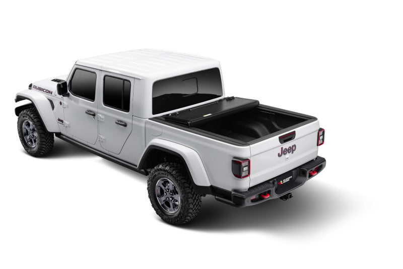 Rugged Ridge Armis Hard Folding With LINE-X Bed Cover 2020 JT Tonneau Covers - Hard Fold Rugged Ridge