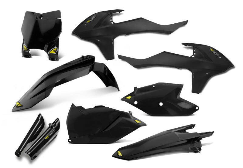 Cycra 15-21 Yamaha YZ125/250/250X Powerflow Full Body Kit - Light Gold/Black Plastics Cycra