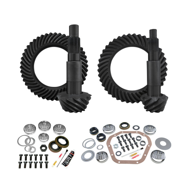 Yukon Gear & Install Kit Package for 99-16 Ford F350 Dana 60 Reverse Front/Dana 80 Rear 4.88 Ratio Differential Install Kits Yukon Gear & Axle