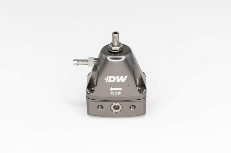 DeatschWerks DWR1000iL In-Line Adjustable Fuel Pressure Regulator - Titanium Fuel Pressure Regulators DeatschWerks