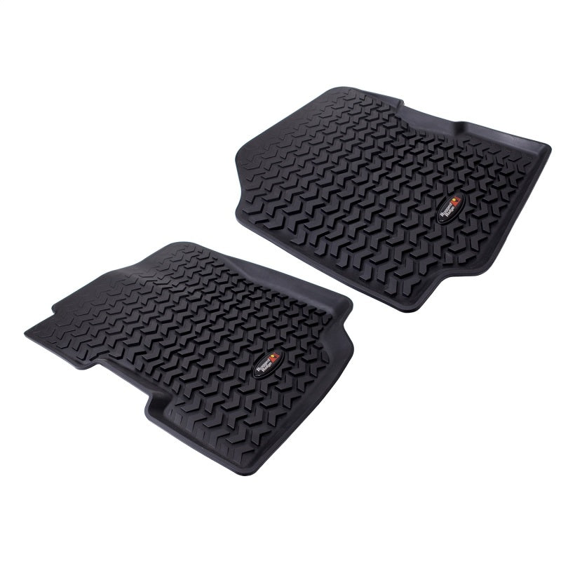 Rugged Ridge Floor Liner Front Black 1976-1983 Jeep CJ-5 Floor Mats - Rubber Rugged Ridge