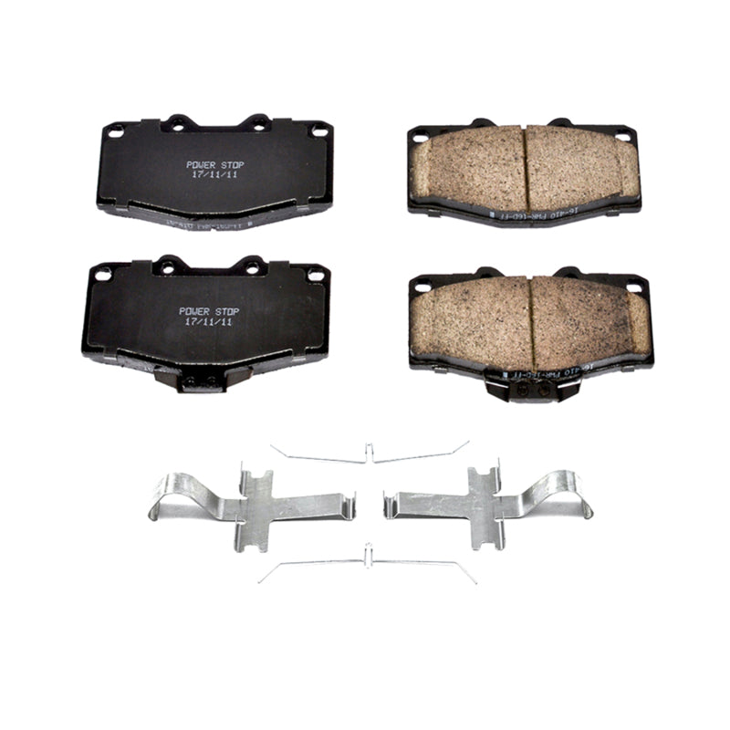 Power Stop 88-91 Toyota 4Runner Front Z17 Evolution Ceramic Brake Pads w/Hardware Brake Pads - OE PowerStop