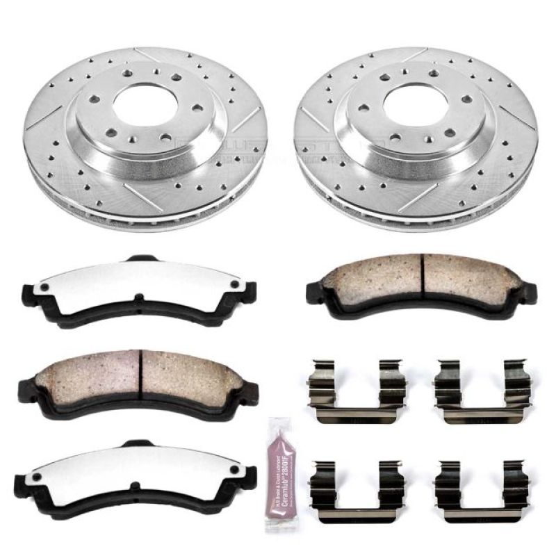 Power Stop 04-05 Buick Rainier Front Z36 Truck & Tow Brake Kit Brake Kits - Performance D&S PowerStop