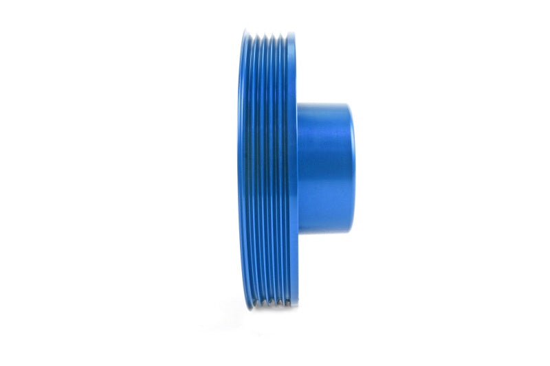 PERRIN 93-14 Subaru Impreza (Incl. 02-14 WRX) / 04-21 STI (w/o AC) Lightened Crank Pulley - Blue Pulleys - Crank, Underdrive Perrin Performance