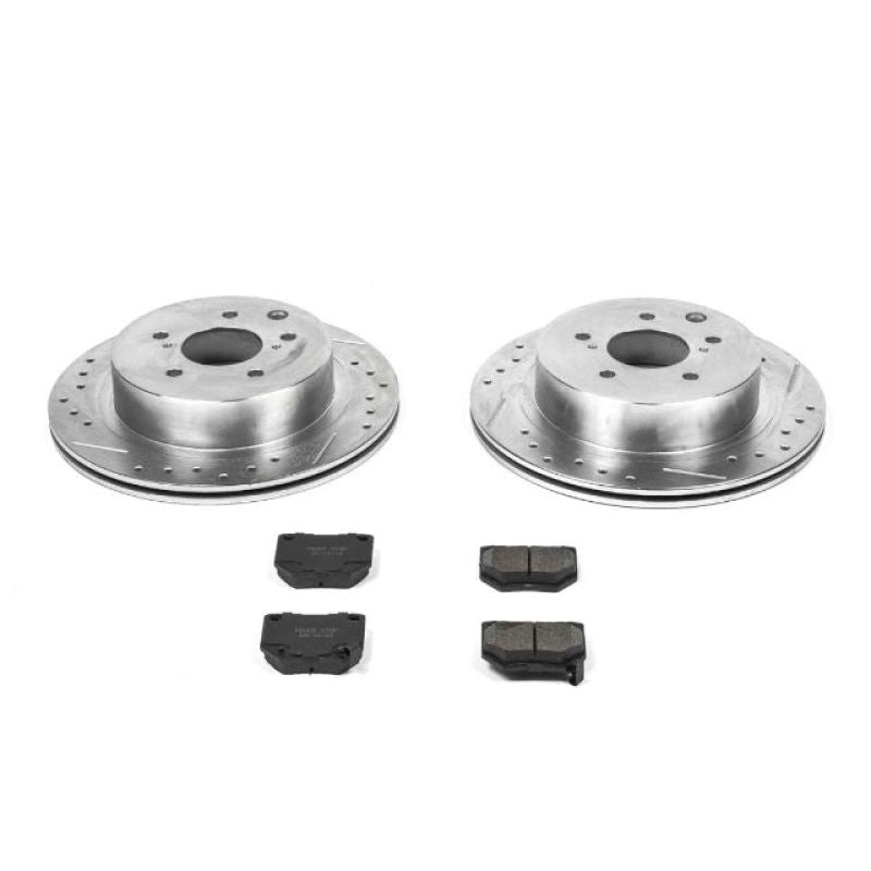Power Stop 89-96 Nissan 300ZX Rear Z23 Evolution Sport Brake Kit Brake Kits - Performance D&S PowerStop