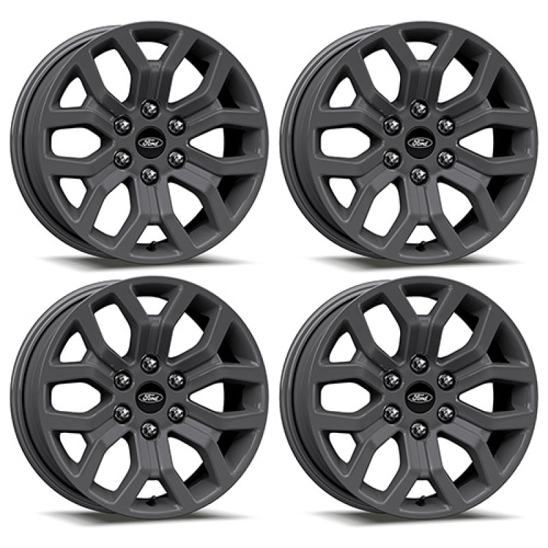 Ford Racing 15-22 F-150 18x7.5in Matte Gray Wheel Kit Wheels - Cast Ford Racing
