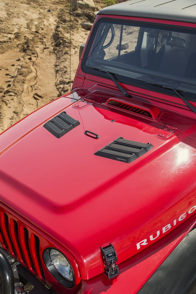 Rugged Ridge Performance Hood Vents 97-18 Jeep Wrangler Hoods Rugged Ridge